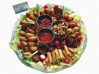 wedding food platters