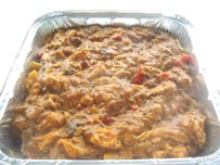 Hot buffet chicken curry