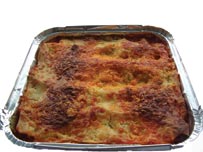 Hot buffet lasagne