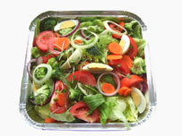 Hot buffet salad