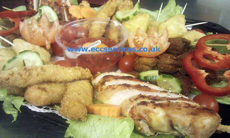 large photo of our chicken feast food platter