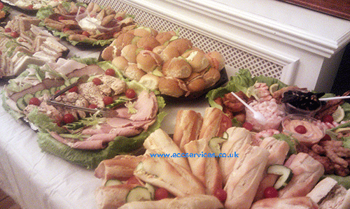 food platters for a wedding in Northumberland