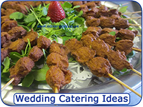 Wedding catering ideas and menus